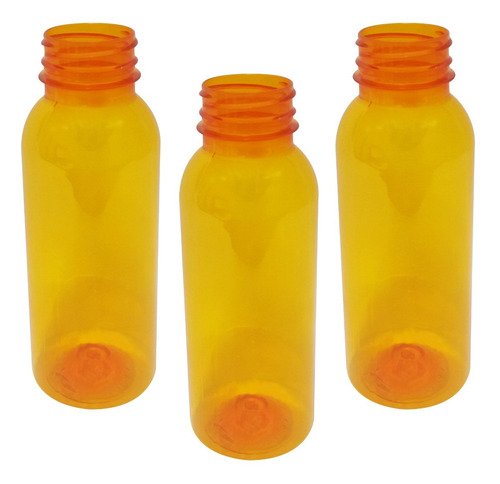 163 Frascos Plástico Laranja Pet 300ml Tampa Fliptop Cap Det - Imagem 4