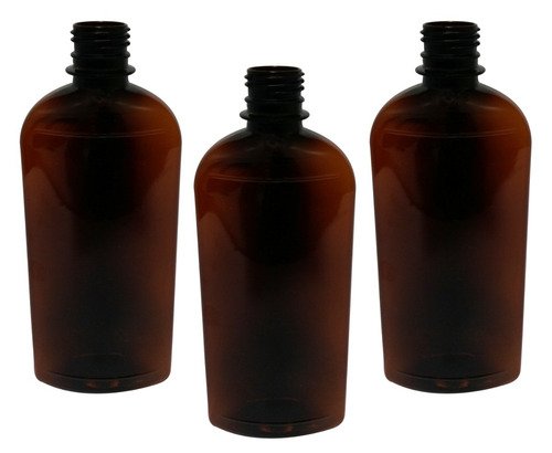 16 Frascos Plástico Âmbar Pet 400ml Tampa Rosca Lacre Min - Imagem 3