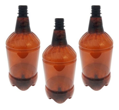 12 Frascos Plásticos Âmbar Pet 1,5l Tampa Difusor C/ F Gr2 - Imagem 2