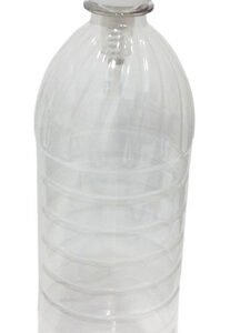 25 Frascos Plásticos Cristal 1l Válvula De Bico Pato S Suc