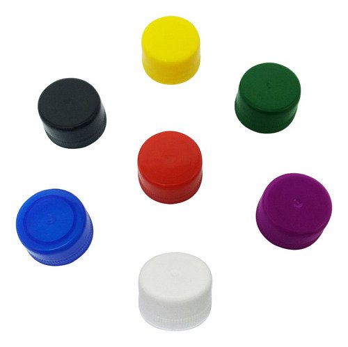 800 Tampas Plásticas Rosca Sem Lacre E Batoque Bocal 24