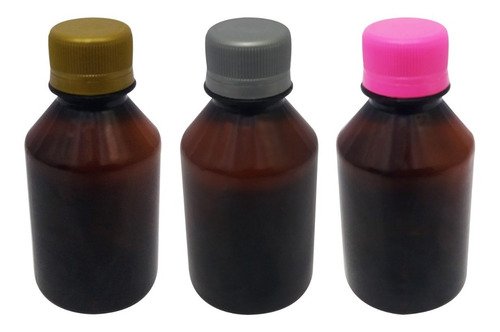 138 Frasco Plástico Âmbar Pet 150ml Tampa S Batoque Far - Imagem 3