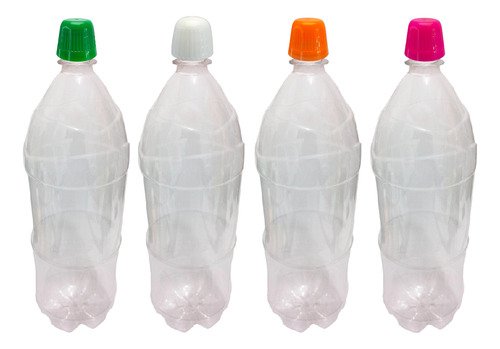 12 Frascos Plásticos Cristal Pet 2l Tampa Dosadora 20ml Ref - Imagem 2