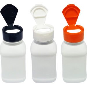 24 Frascos Plástico Branco Pet 200ml Tampa Fliptop Cap Qua