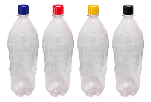 12 Frascos Cristal Pet 2l Aromatizante Tampa Batoque Ref