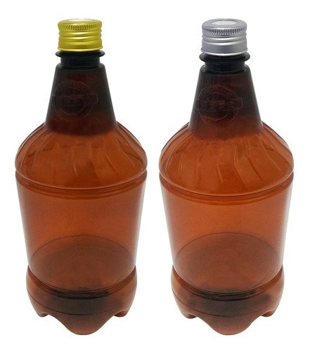 12 Frascos Plásticos Âmbar Pet 1,5l Tampa Difusor C/ F Gr2