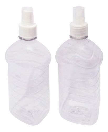 27 Frascos Plásticos Cristal Pet 1l Com Válvula Spray S Ama