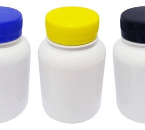 140 Frascos Plástico Branco Pet 150ml Tampa Rosca Lacre Sup