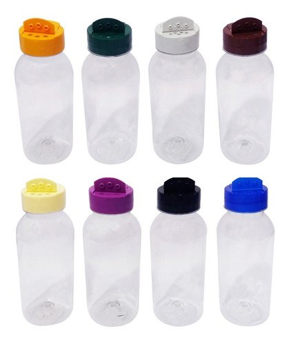 360 Frascos Plástico Cristal Pet 300ml Tempero Fliptop Det - Imagem 3