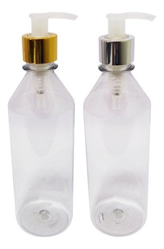 210 Frascos Plástico Cristal 500ml Válvula Bico Pato L Cos