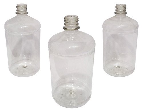 22 Frascos Plásticos Cristal Pet 1l Com Tampa Pushpull Sab - Imagem 4