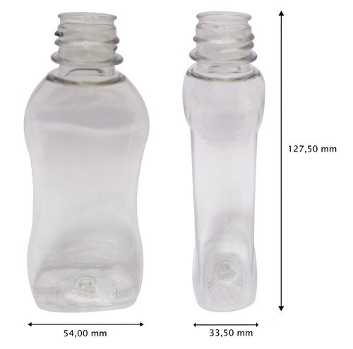 540 Frascos Plástico Cristal Pet 120ml Pimenta Sem Tampa Pim - Imagem 2