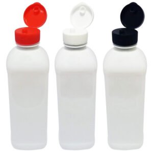 140 Frascos Plástico Branco Pet 900ml Batoque Fliptop Qua