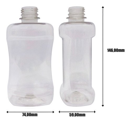 21 Frascos Plásticos Cristal Pet 360ml Molho Tampa Top Down - Imagem 9