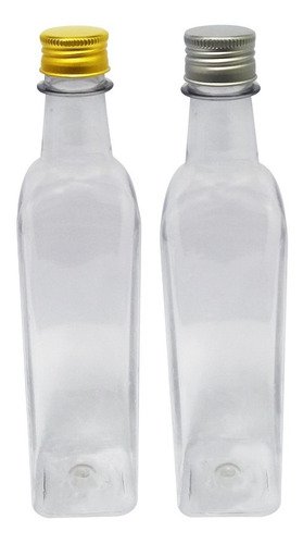 49 Frasco Plástico Cristal Pet 500ml Azeite Tampa L Batoque