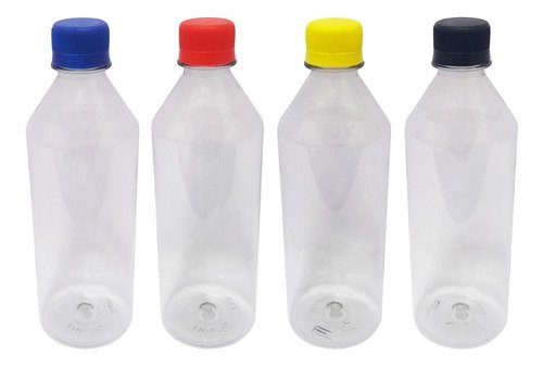49 Frasco Plástico Cristal Pet 500ml Tampa S Batoque Cos