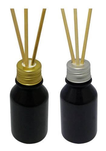 626 Frascos Plástico Âmbar Pet 100ml Tampa Difusor Varetas