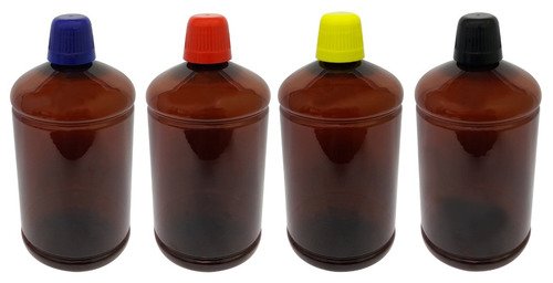 138 Frascos Plásticos Âmbar Pet 1l Tampa Dosadora 20ml Sab