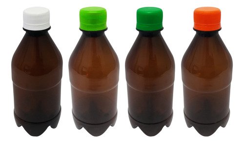 306 Frascos Plástico Âmbar Pet 350ml Cerveja Tampa Lacre Agu - Imagem 2