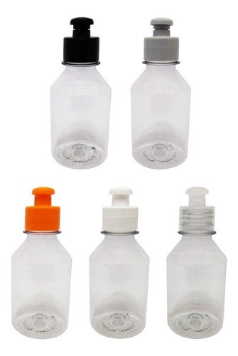 693 Frascos Plástico Cristal Pet 150ml C/ Tampa Pushpull Far - Imagem 2