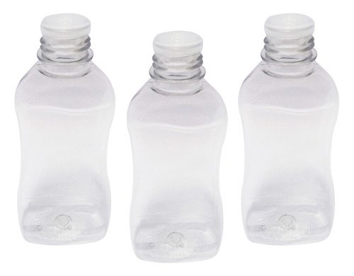 170 Frasco Plástico Cristal Pet 120ml Tamp Rosca Batoque Pim - Imagem 2