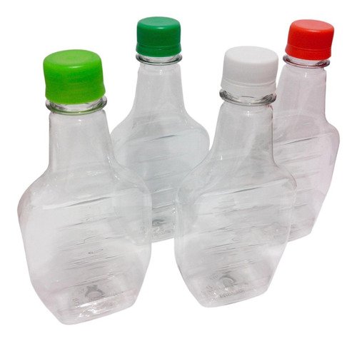 372 Frasco Plástico Cristal Pet 250ml Tampa S Batoque Mol - Imagem 2