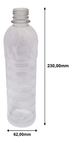 12 Frascos Plástico Cristal Pet 500ml C/ Tampa Pushpull Lim - Imagem 7