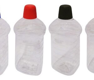 58 Frascos Plásticos Cristal Pet 1l Tampa Dosadora 20ml Ama