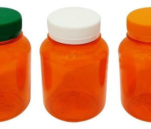 140 Frascos Plástico Laranja Pet 150ml Tampa Rosca Lacre Sup