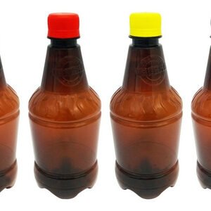 40 Frascos Plástico Âmbar Pet 500ml Cerveja Tampa Lacre Gr2