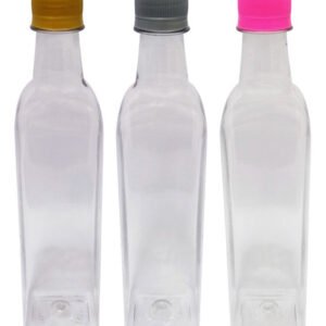 12 Frasco Plástico Cristal Pet 500ml Azeite Tampa S Batoque