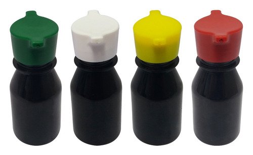 220 Frasco Plástico Âmbar Pet 60ml Tampa Rosca 2 Bico - Imagem 2