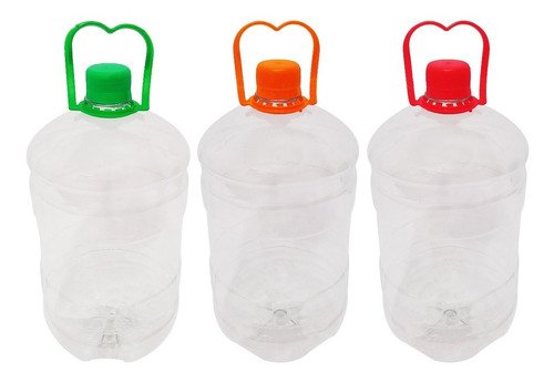 22 Frasco Plástico Cristal Pet 2l Tampa Rosca Lacre Alça Gro - Imagem 3