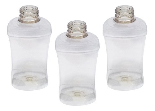 1309 Frasco Plástico Cristal Pet 200ml Vazios Sem Tampas Top