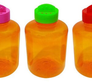 226 Frascos Plástico Laranjado Pet 500ml Tempero Fliptop Sup