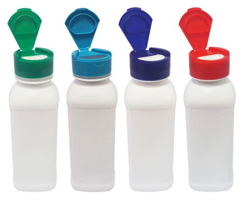 18 Frascos Plástico Branco Pet 300ml Tampa Fliptop Cap Qua - Imagem 2