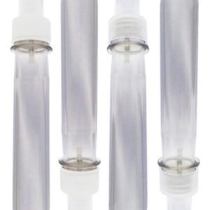 17 Preforma Cristal 43ml Pet 48g Tubete 15,5cm Válv Spray S