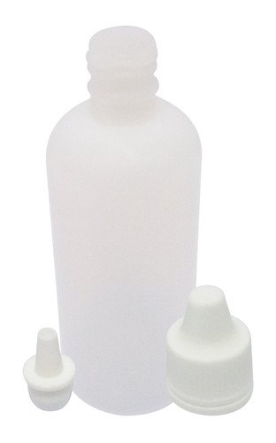 310 Frasco Plástico Incolor Pe 60ml C Tampa Lacre Gotejador - Imagem 2