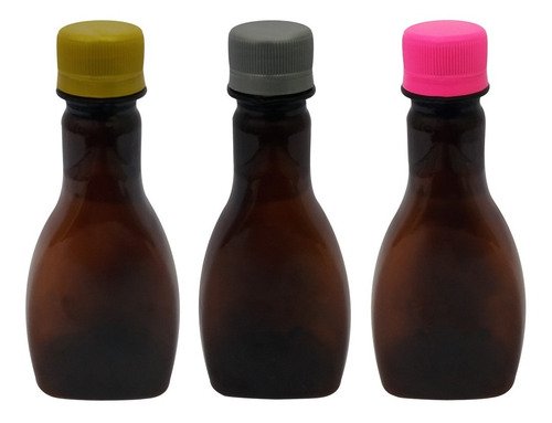 378 Frasco Plástico Âmbar Pet 200ml Tampa S Batoque Mol - Imagem 3