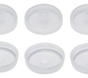 500 Batoques Incolor Furo Fechado Bocal 24