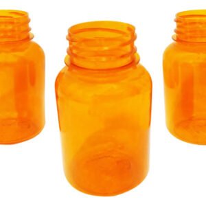 140 Frascos Plástico Laranja Pet 150ml Vazios Sem Tampas Sup