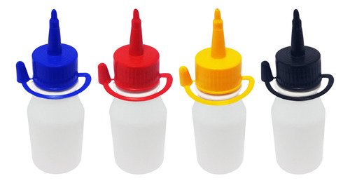 60 Frascos Plásticos Branco Pet 60ml Tampa Bico Aplicador