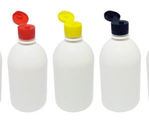 108 Frascos Plástico Branco Pet 500ml C/ Tampa Fliptop Sab