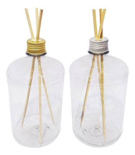 22 Frasco Plástico Cristal Pet 1l Tampa Difusor Varetas Sab