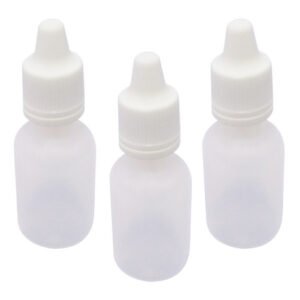 1800 Frasco Plástico Incolor Pe 15ml C Tampa Lacre Gotejador