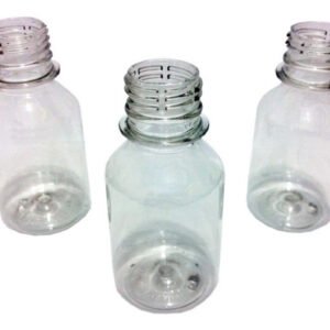 1878 Frasco Plástico Cristal Pet 100ml Vazios Sem Tampas Far