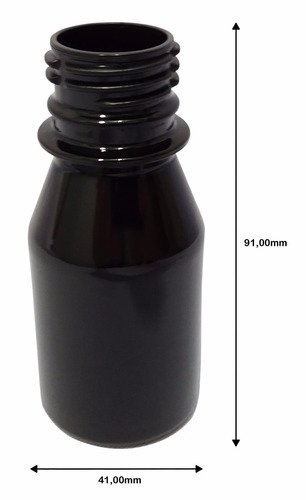 220 Frascos Plásticos Âmbar Pet 60ml Tampa Bico Aplicador - Imagem 6