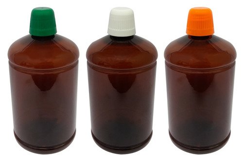 138 Frascos Plásticos Âmbar Pet 1l Tampa Dosadora 20ml Sab - Imagem 2