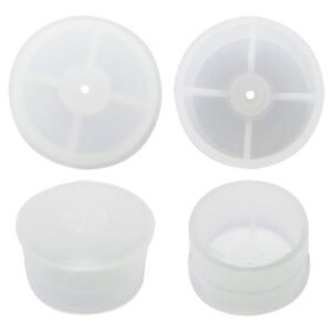 10000 Batoques Incolor Furo Aberto Com 1 Furo Bocal 28