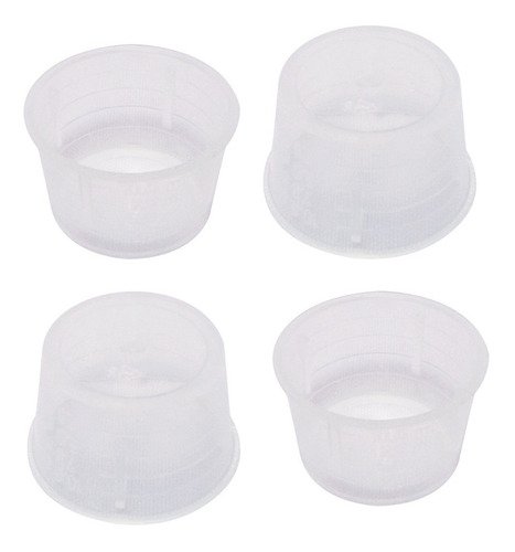 500 Copos De Medida Dosador Plástico Incolor 10ml Bocal 24 - Imagem 2